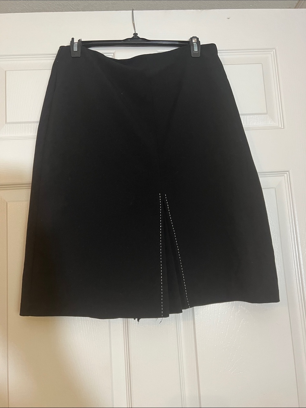 Worthington Black Pencil Skirt with Front Vent